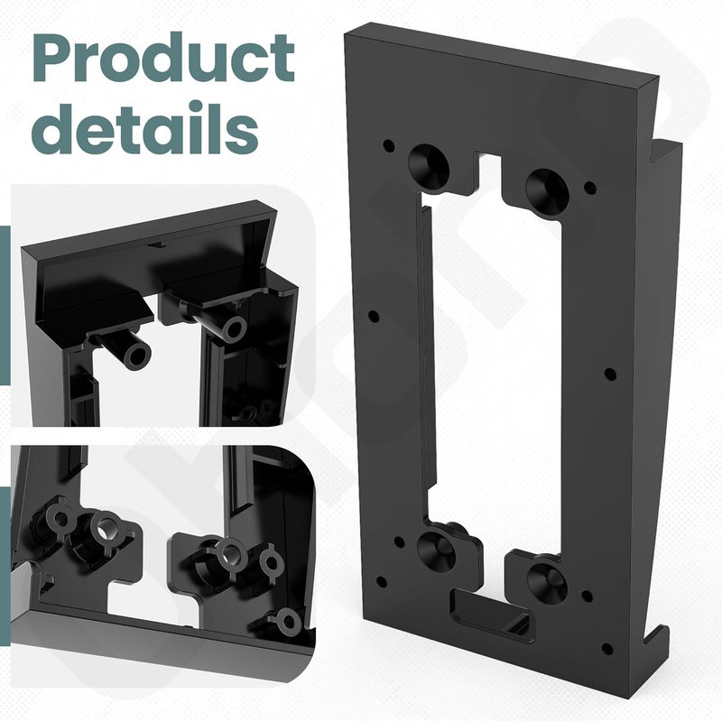 Ohoho Doorbell Siding Mount Vinyl/Vinyl Siding Mount for Ring Doorbell, Ring 2, Ring 3, Ring 3 Plus Video Doorbell - 4" Standard Vinyl - Image 3